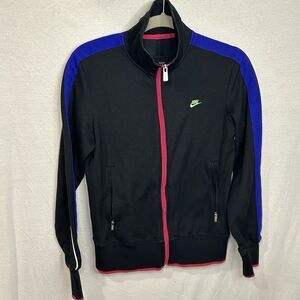 Nike Women’s Medium Sportswear National 98 Retro Neon Black Track Jacket
